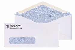 #10 White Window Tinted Envelopes Gum Flap