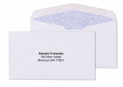 #6 3/4 White Tinted Envelopes Gum Flap