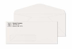 #9 Envelopes White Window Gum Flap