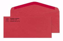 #10 Red Starburst Envelopes Gum Flap