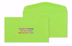 #6 3/4 Lime Starburst Envelopes Gum Flap