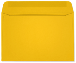 6 x 9 Yellow Starburst Booklet Envelopes Gum Flap