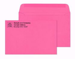 6 x 9 Pink Starburst Booklet Envelopes Gum Flap