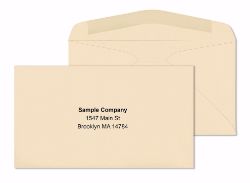 #6 3/4 Cream Wove Envelopes Gum Flap