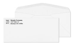 #11 White Envelopes Gum Flap