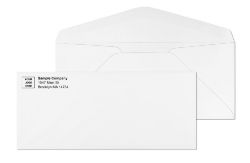 #12 White Envelopes Gum Flap